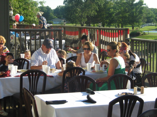 Outdoor parties using our outdoor decks!